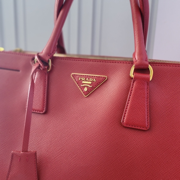 Prada Saffiano Hot Pink Purse AUTHENTIC - Picture 4 of 16